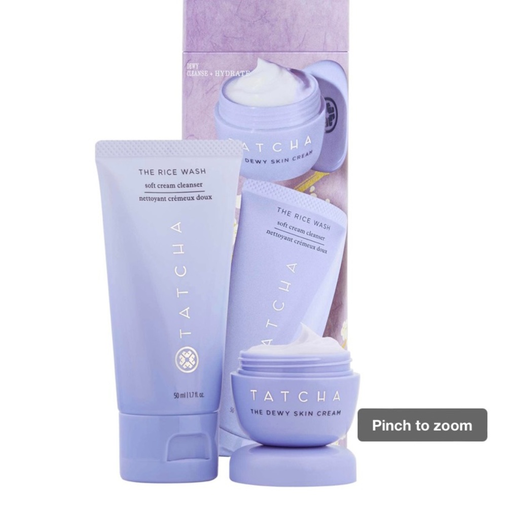 NEW! Unopened Tatcha Dewy Cleanse + Hydrate Duo
